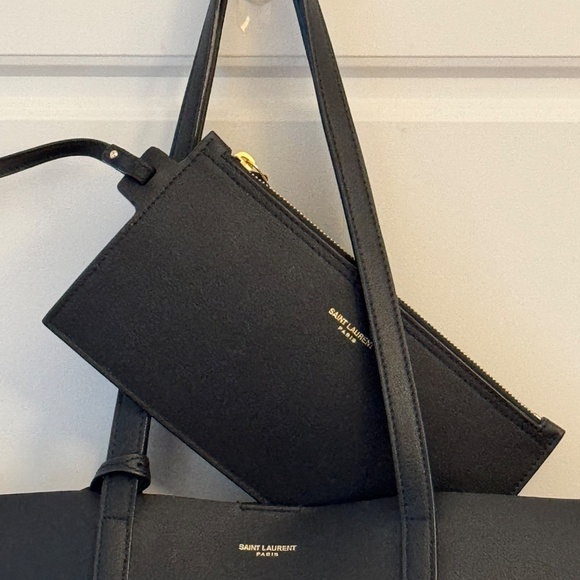 Saint Laurent black shopping tote - Picture 2 of 4